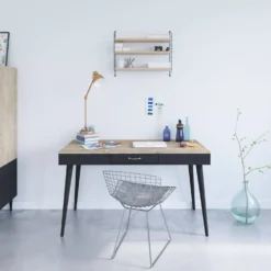 C.PRO PAR CAMIF Bureau bois 1 tiroir Horizon