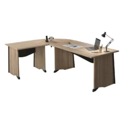C.PRO PAR CAMIF Bureau complet Gregory retour 120 cm