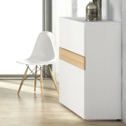 C.PRO PAR CAMIF Bureau secrétaire bois 1 tiroir 3 portes Tim