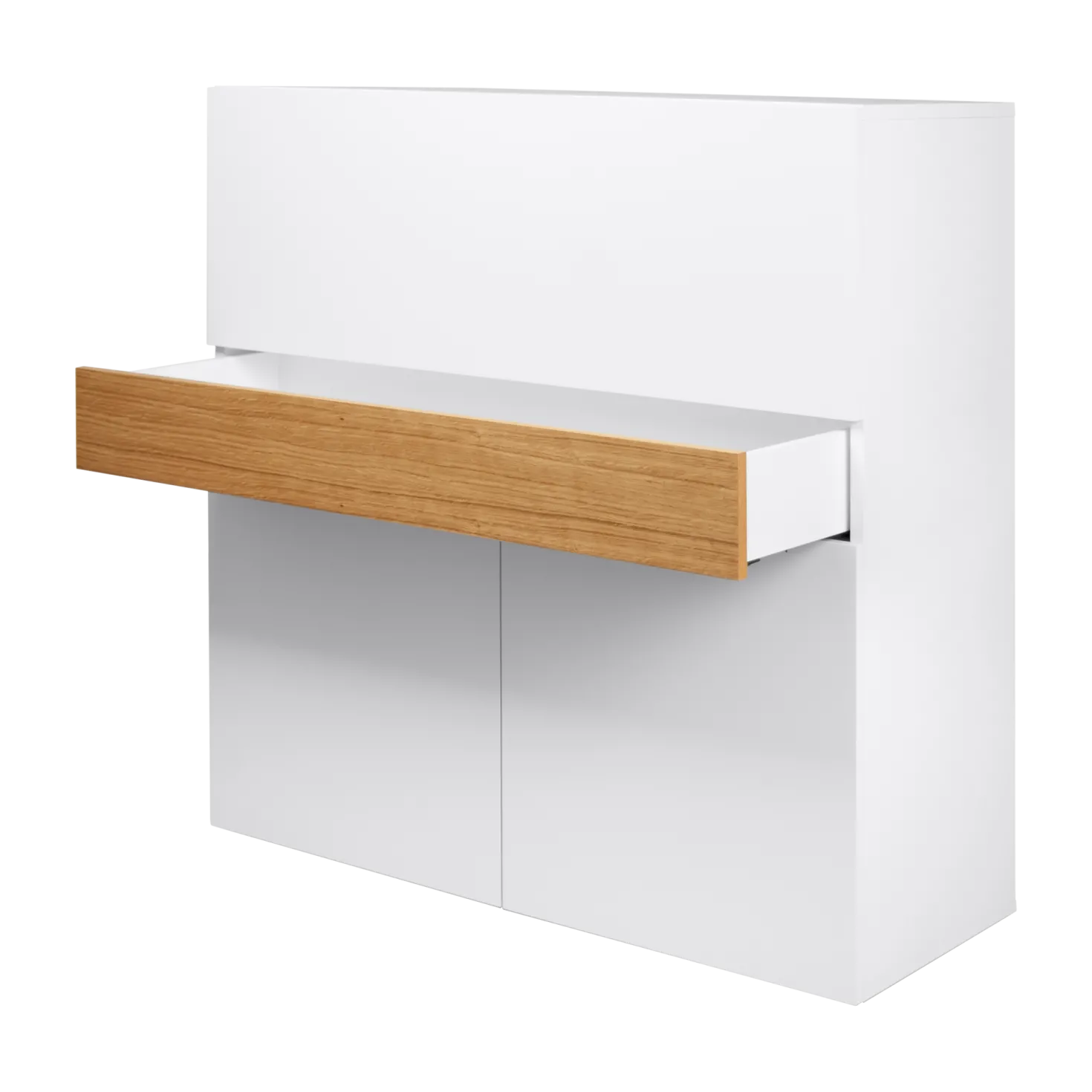 C.PRO PAR CAMIF Bureau secrétaire bois 1 tiroir 3 portes Tim