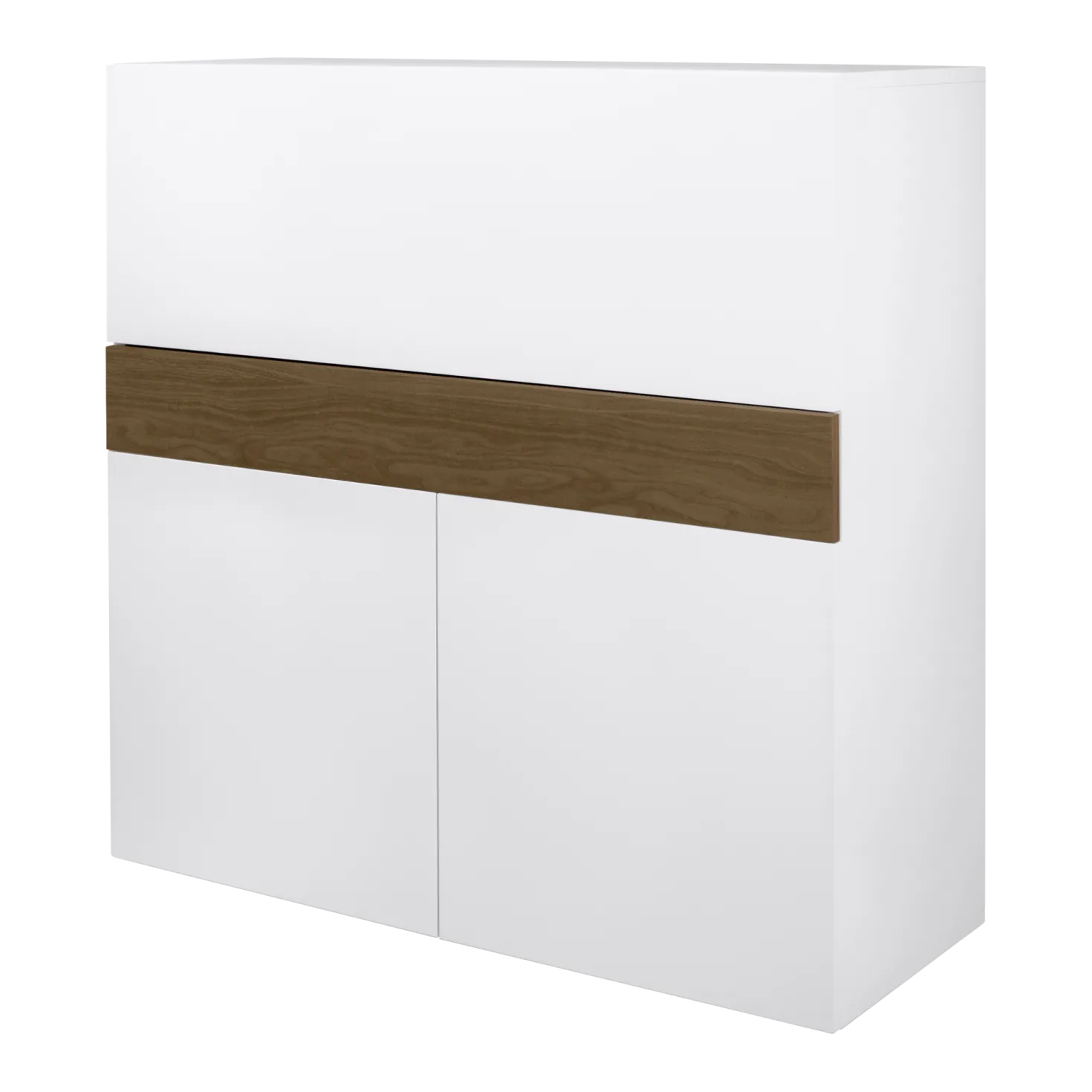 C.PRO PAR CAMIF Bureau secrétaire bois 1 tiroir 3 portes Tim