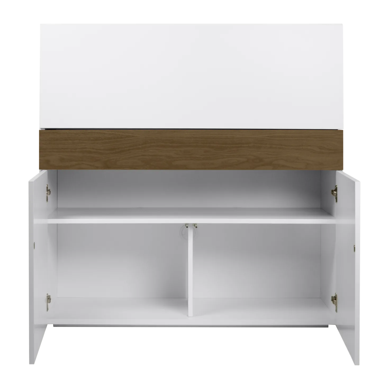 C.PRO PAR CAMIF Bureau secrétaire bois 1 tiroir 3 portes Tim