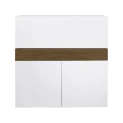 C.PRO PAR CAMIF Bureau secrétaire bois 1 tiroir 3 portes Tim