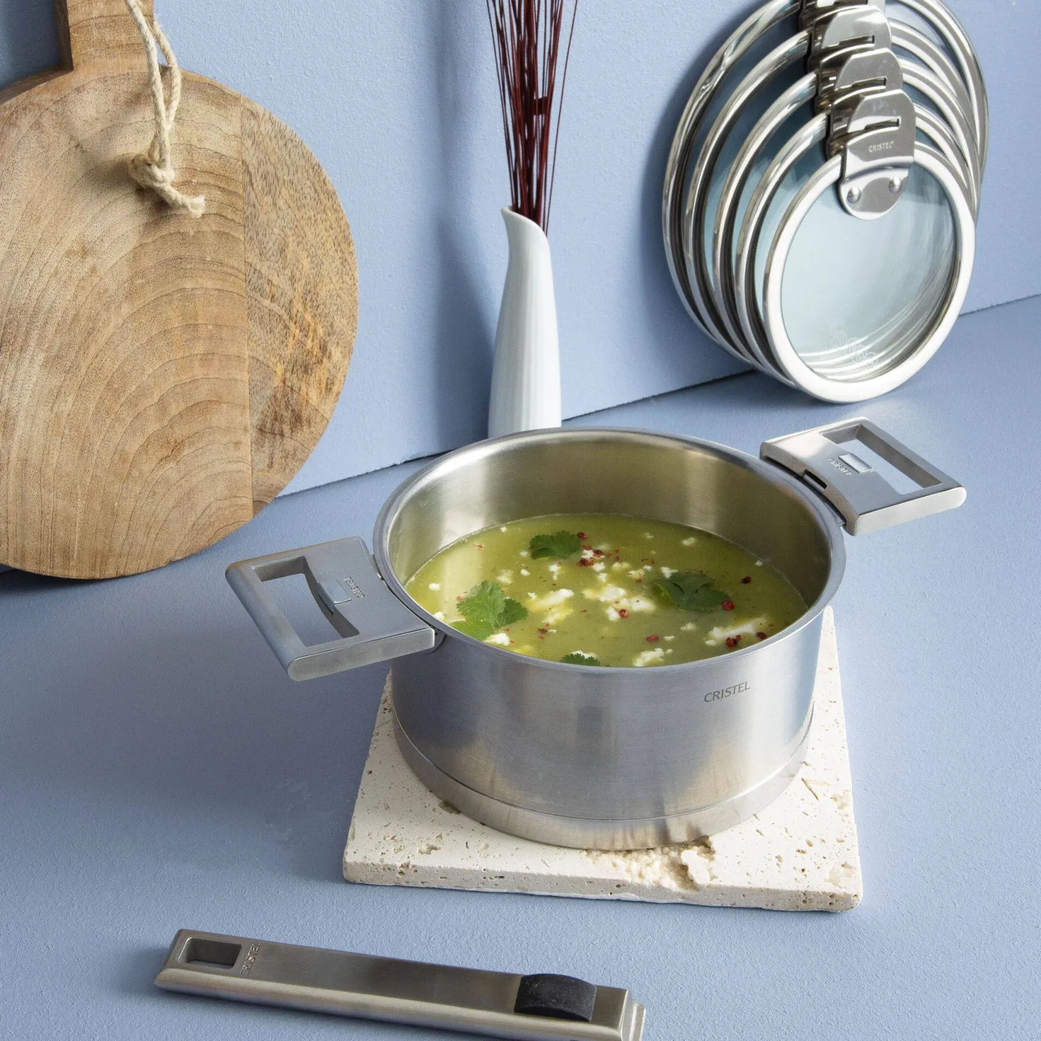 CRISTEL Casserole/faitout Strate amovible - 24 cm