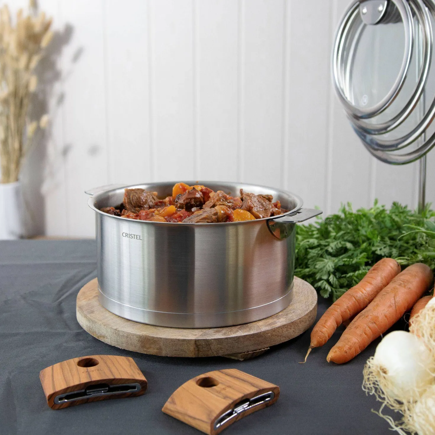 CRISTEL Casserole/faitout Strate amovible - 24 cm