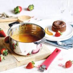 CRISTEL Casserole inox Mutine amovible - 14 cm
