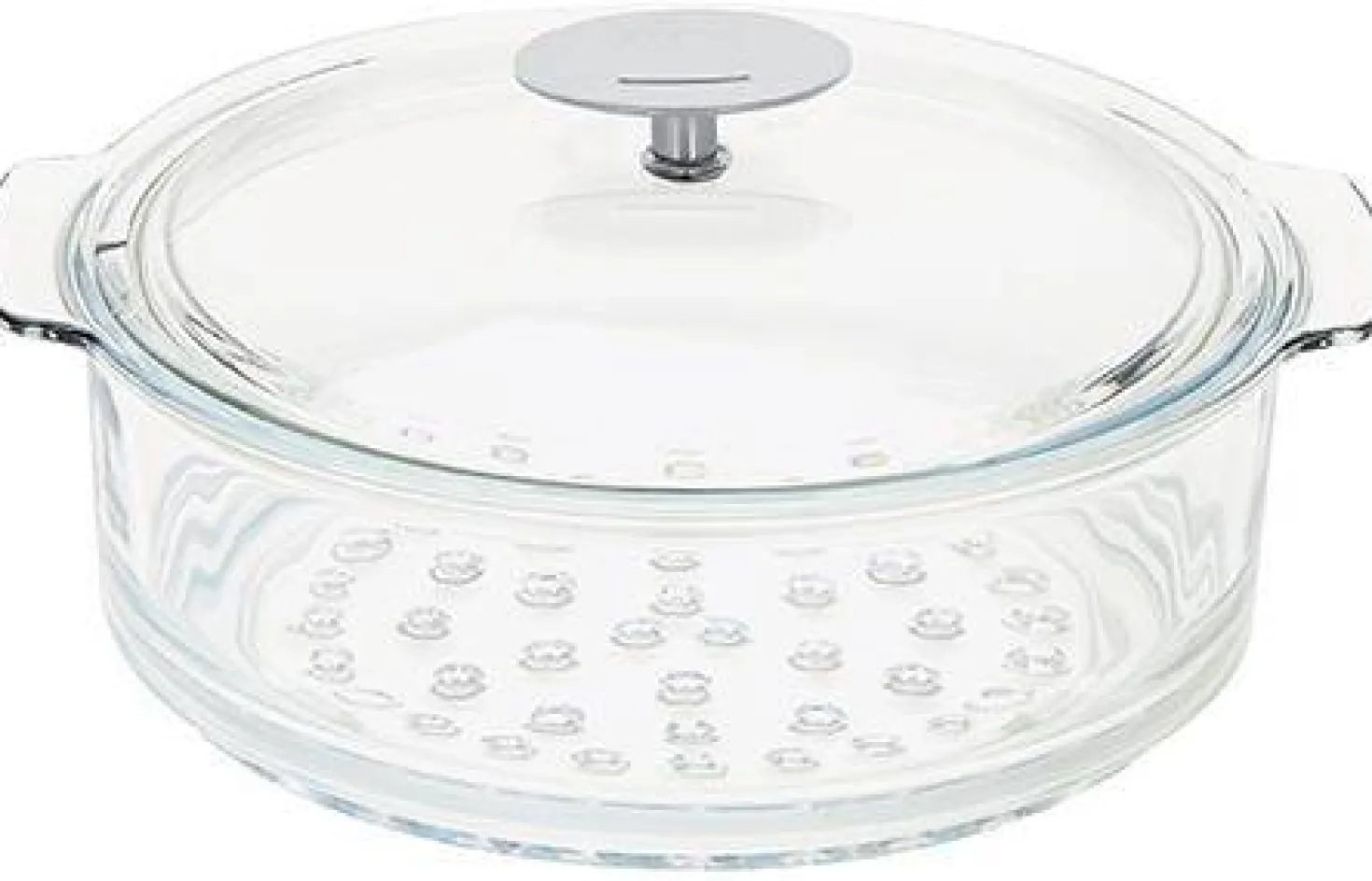 CRISTEL Cuit-vapeur en verre + couvercle - 20 cm
