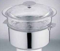 CRISTEL Cuit-vapeur en verre + couvercle - 20 cm