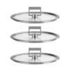 CRISTEL Lot de 3 couvercles plats 16/18/20 cm Strate Fixe