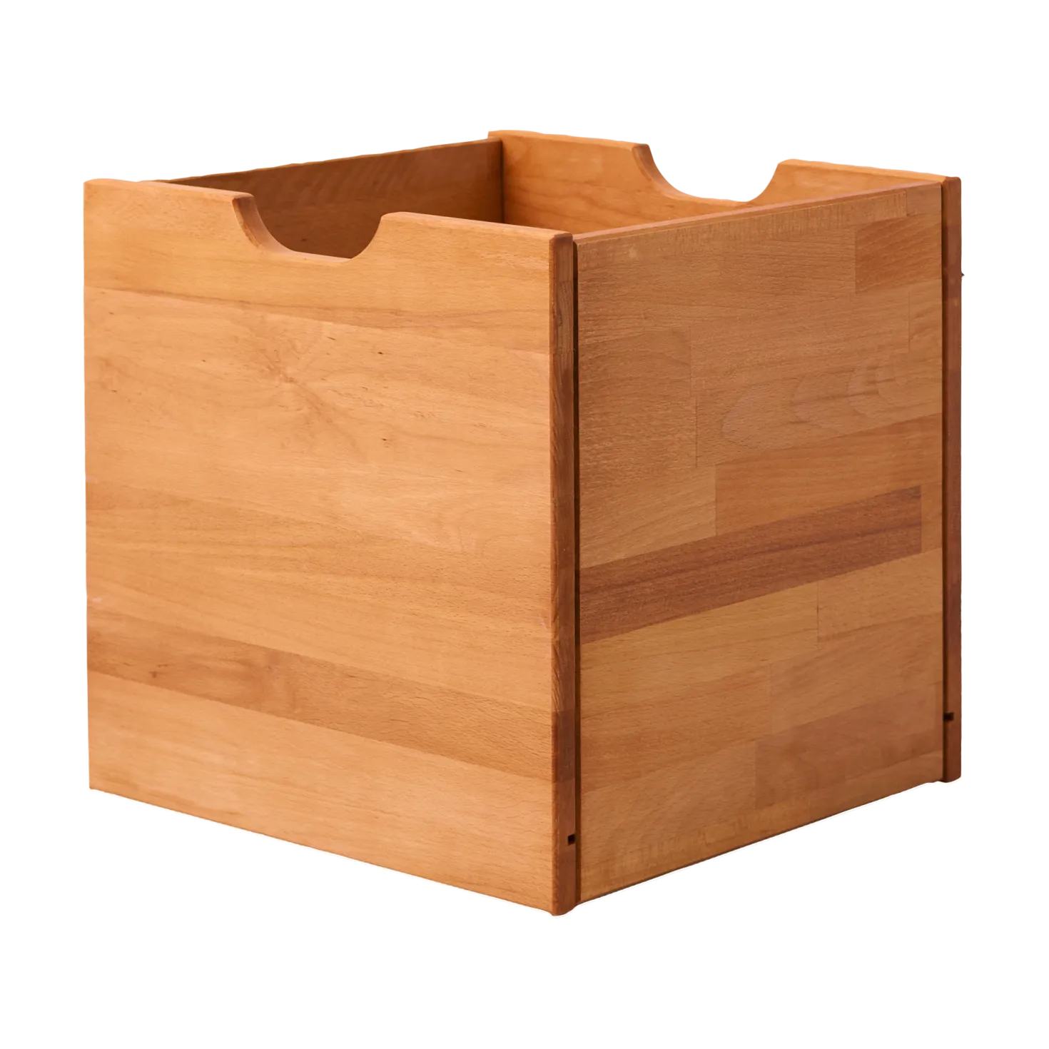 Cube de rangement bois massif Cyriel