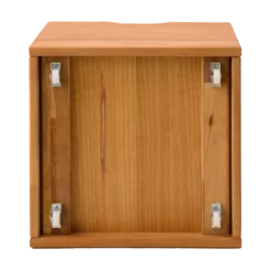 Cube de rangement bois massif Cyriel