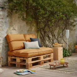 Dossier coussin palette recyclé Heva