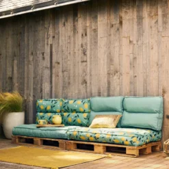 Dossier coussin palette recyclé Heva