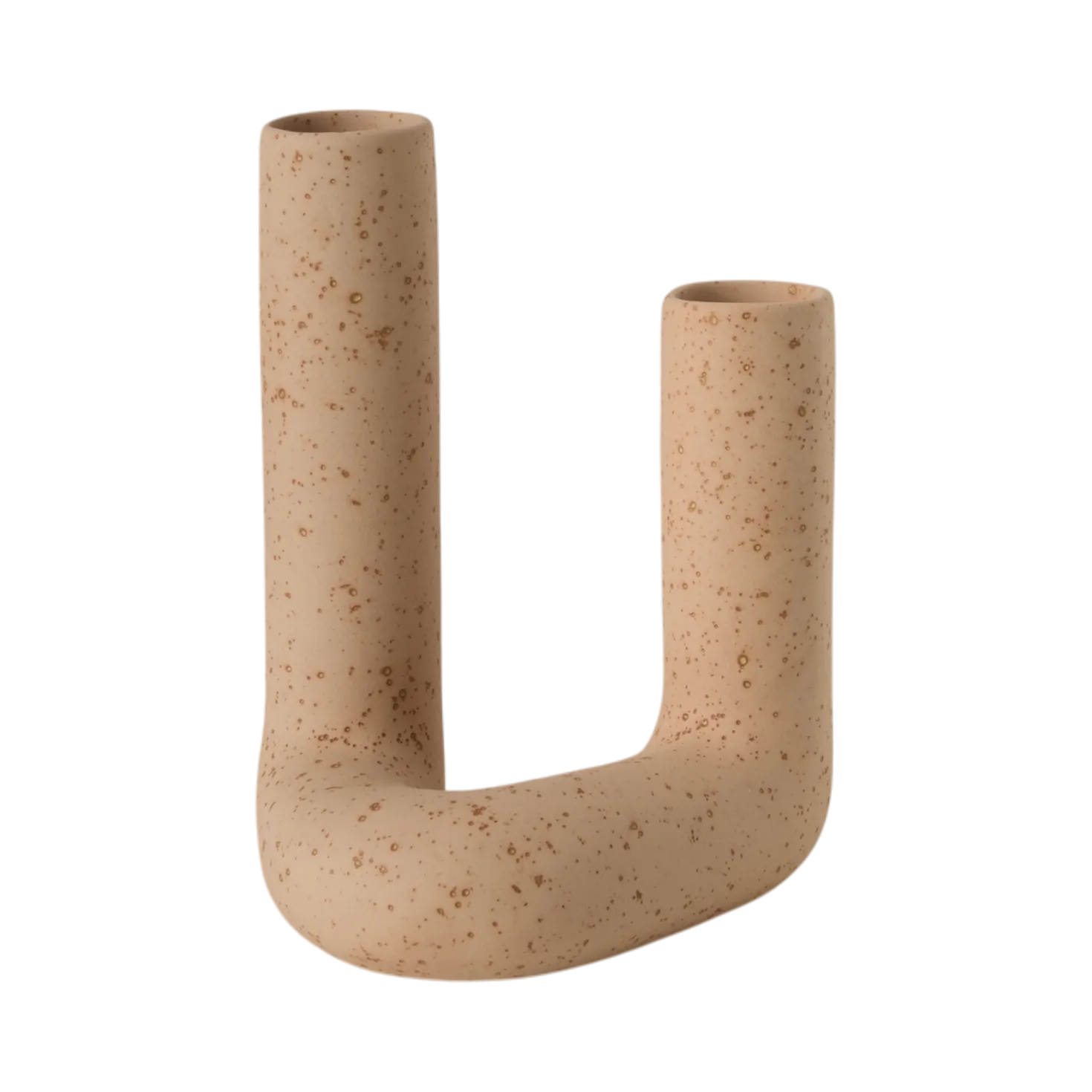 Double soliflore céramique déco texturé 26 cm Shilo