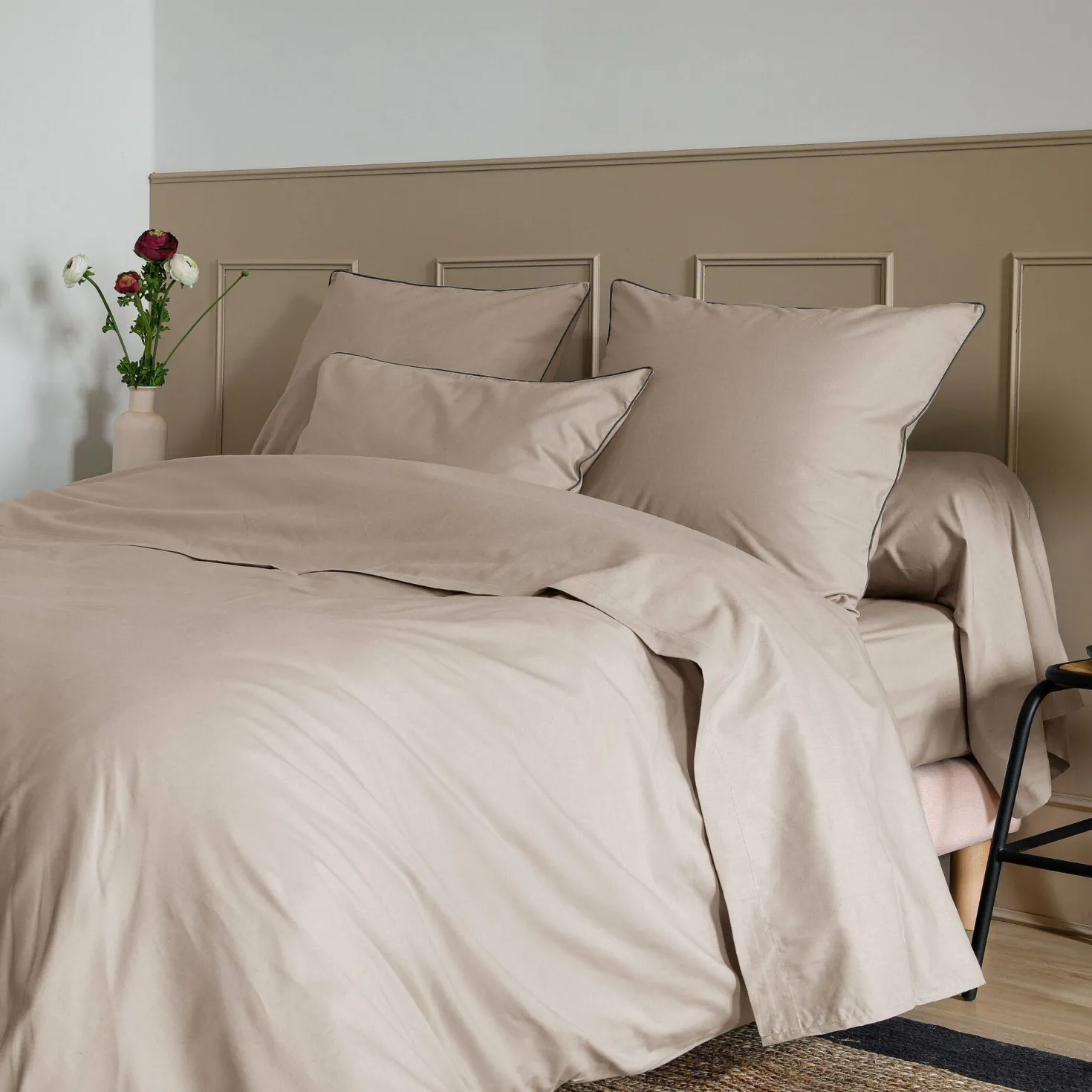 Drap housse coton bio Thaïs