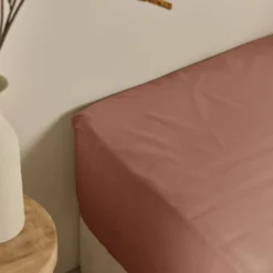 Drap housse coton lin Valentine