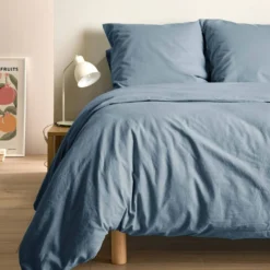 Drap housse coton lin Valentine