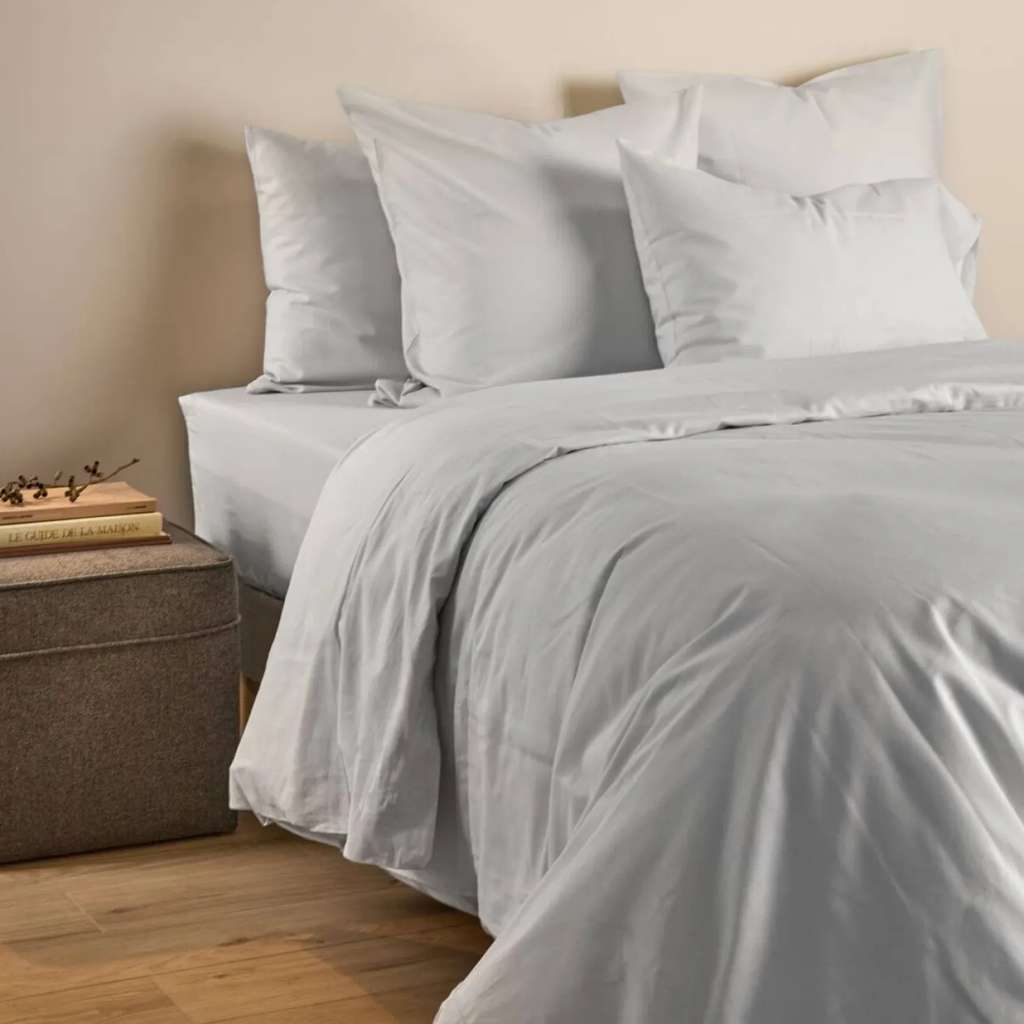 Drap housse coton lin Valentine