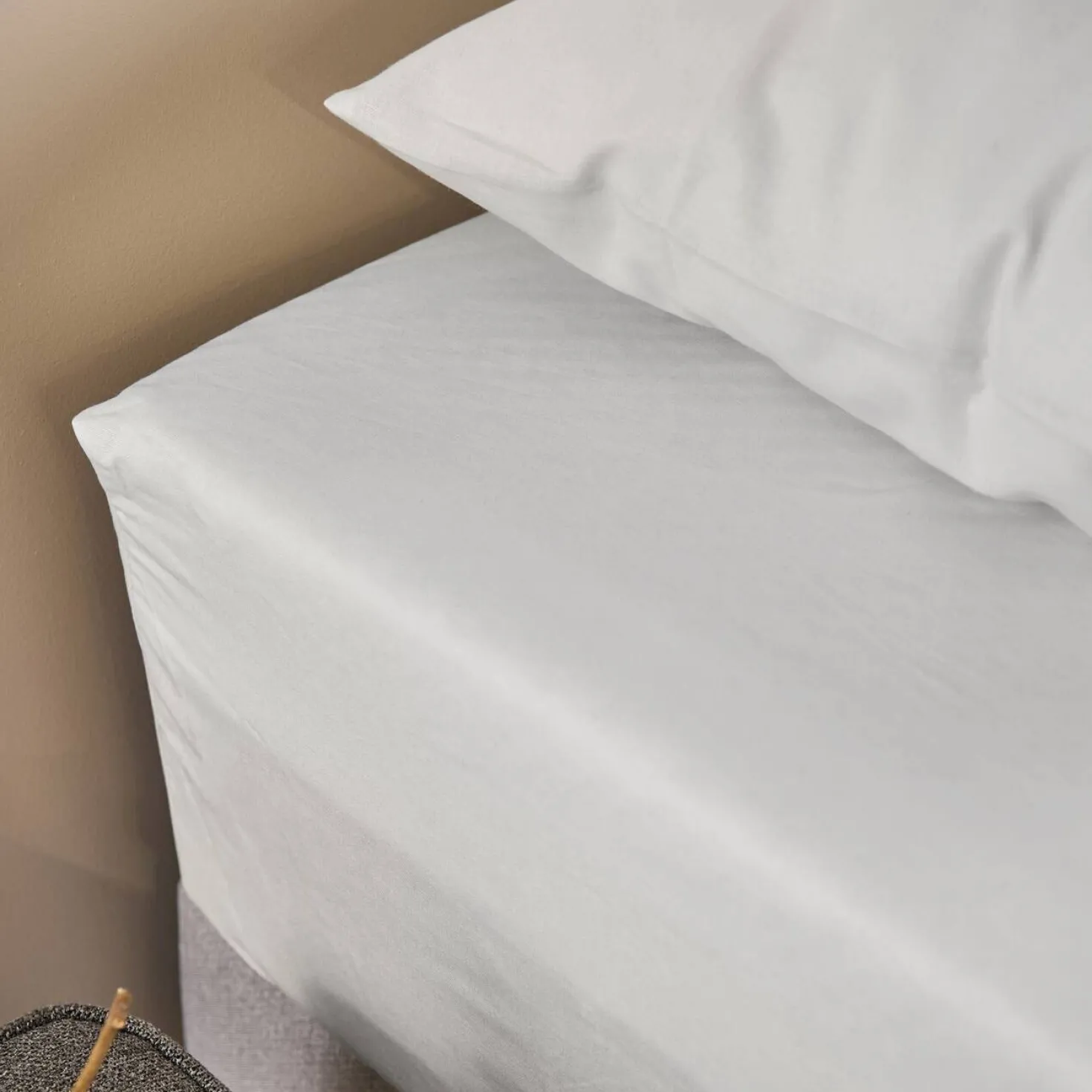 Drap housse coton lin Valentine