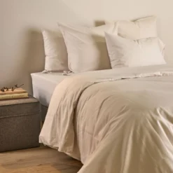 Drap housse coton lin Valentine