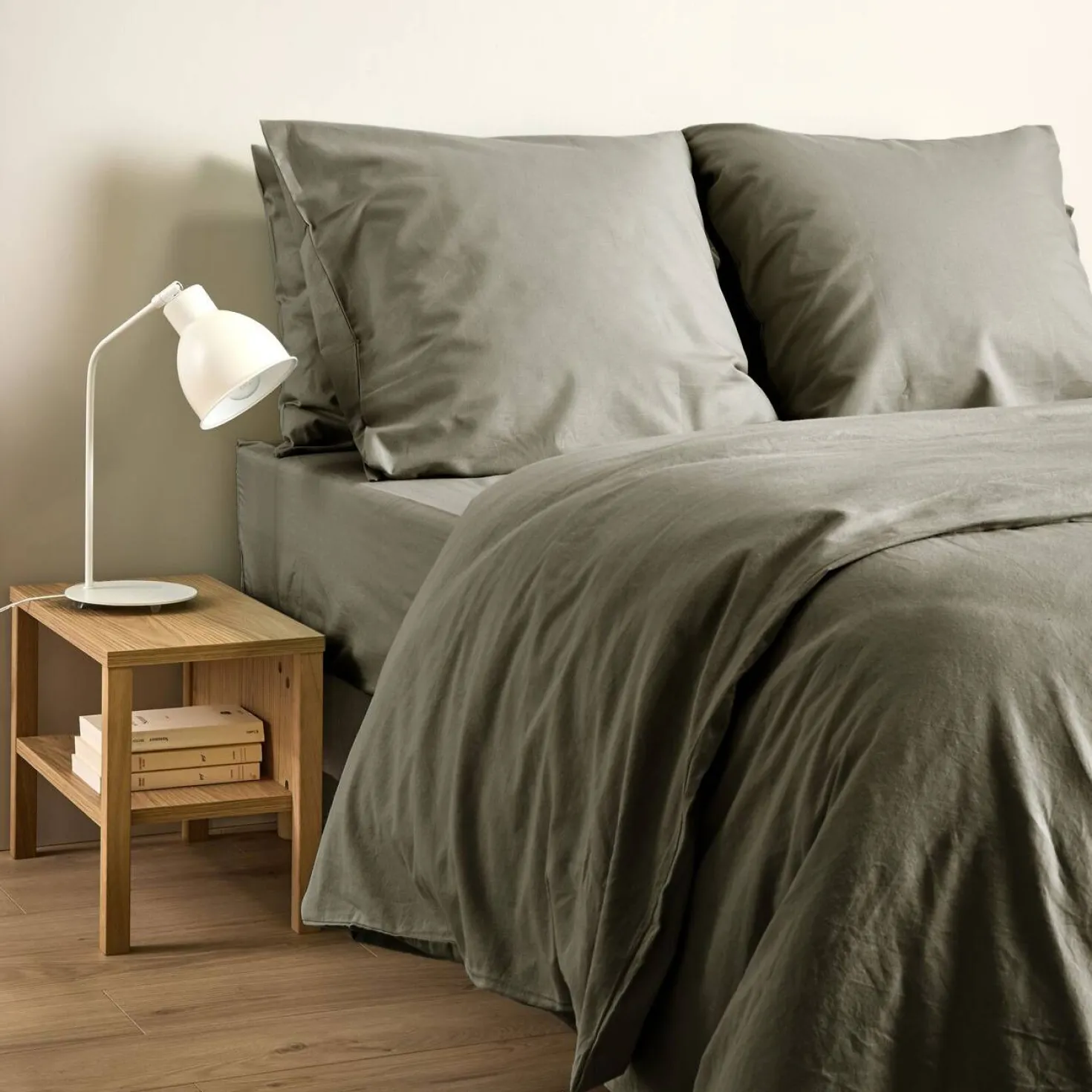 Drap housse coton lin Valentine