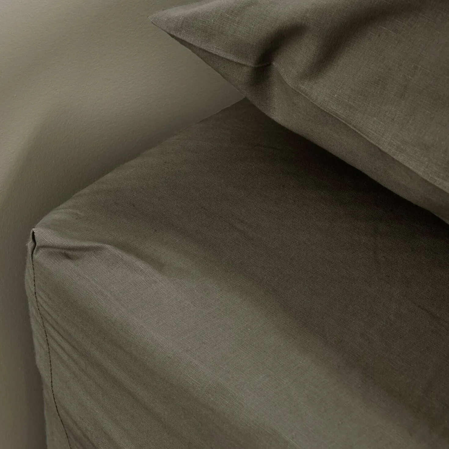 Drap housse coton lin Valentine