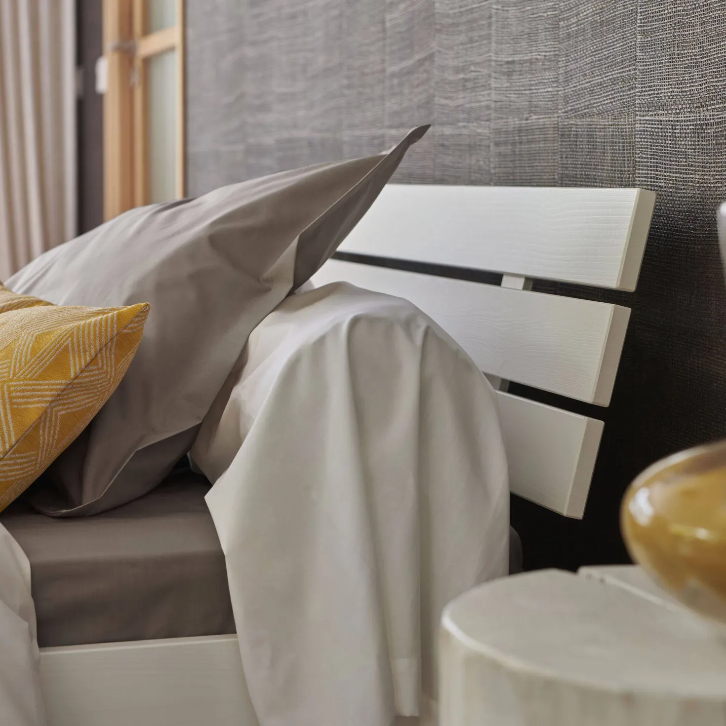 Drap housse grand bonnet 40cm percale bio Elise