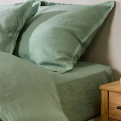 Drap housse lin Jade