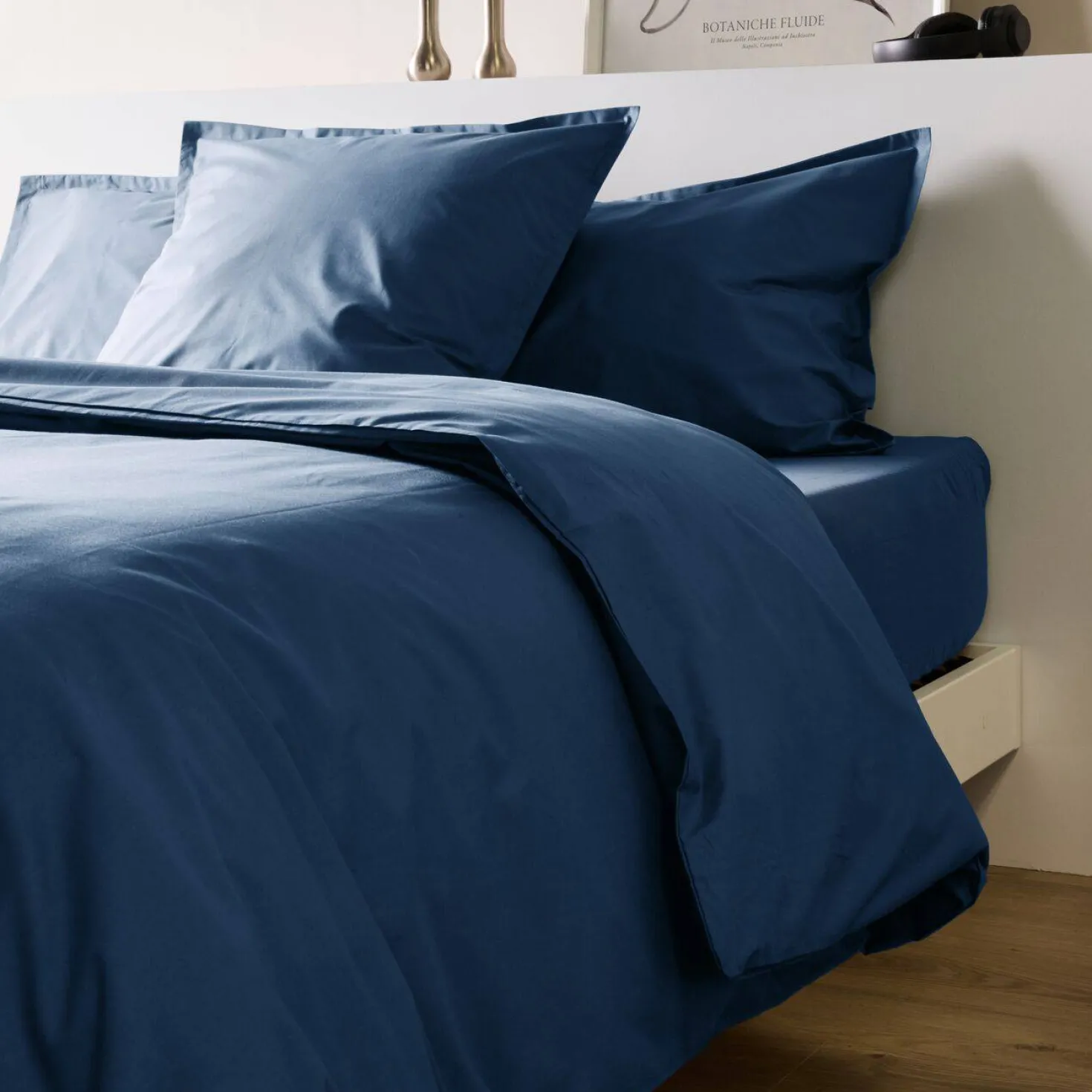 Drap housse percale bio Elise