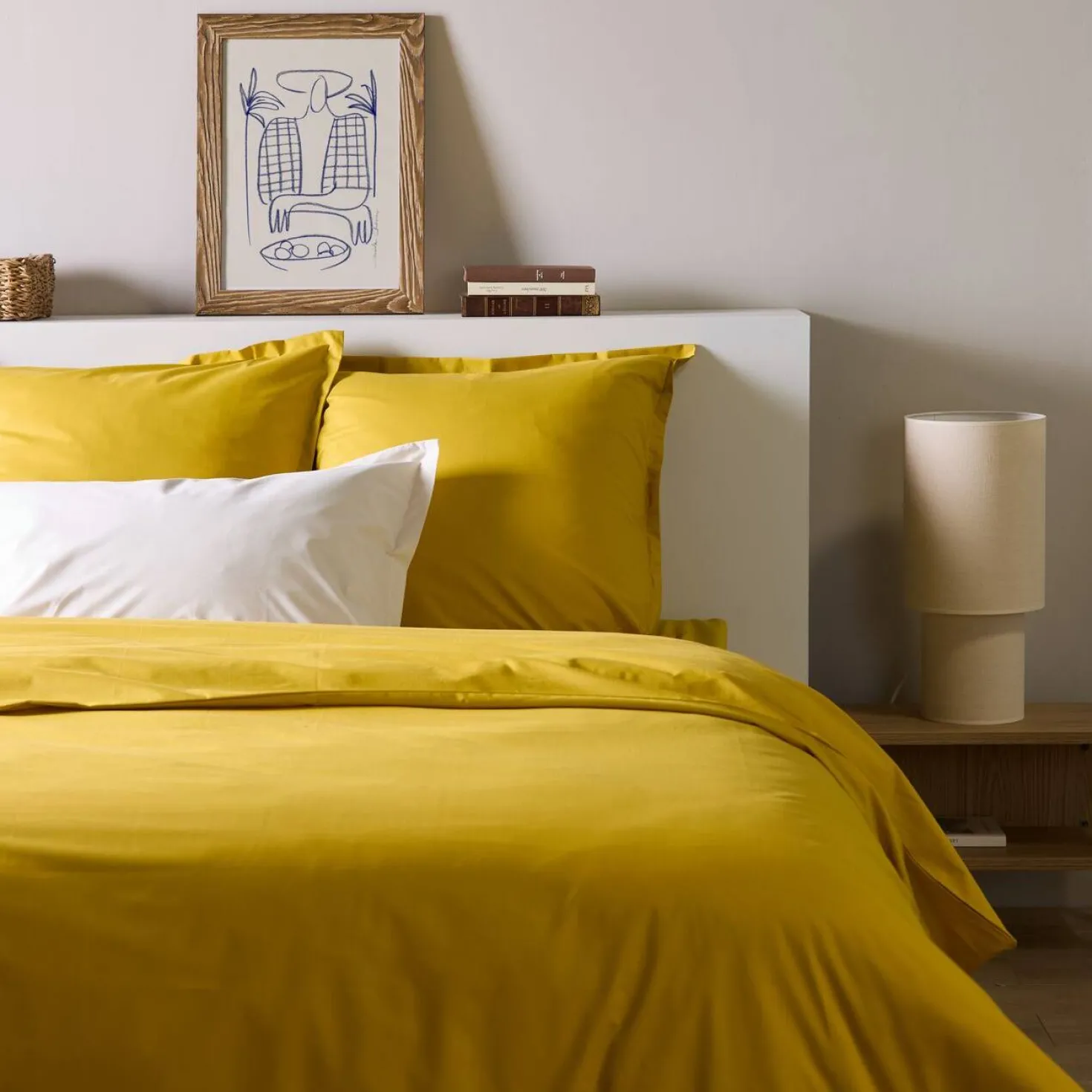 Drap housse percale bio Elise