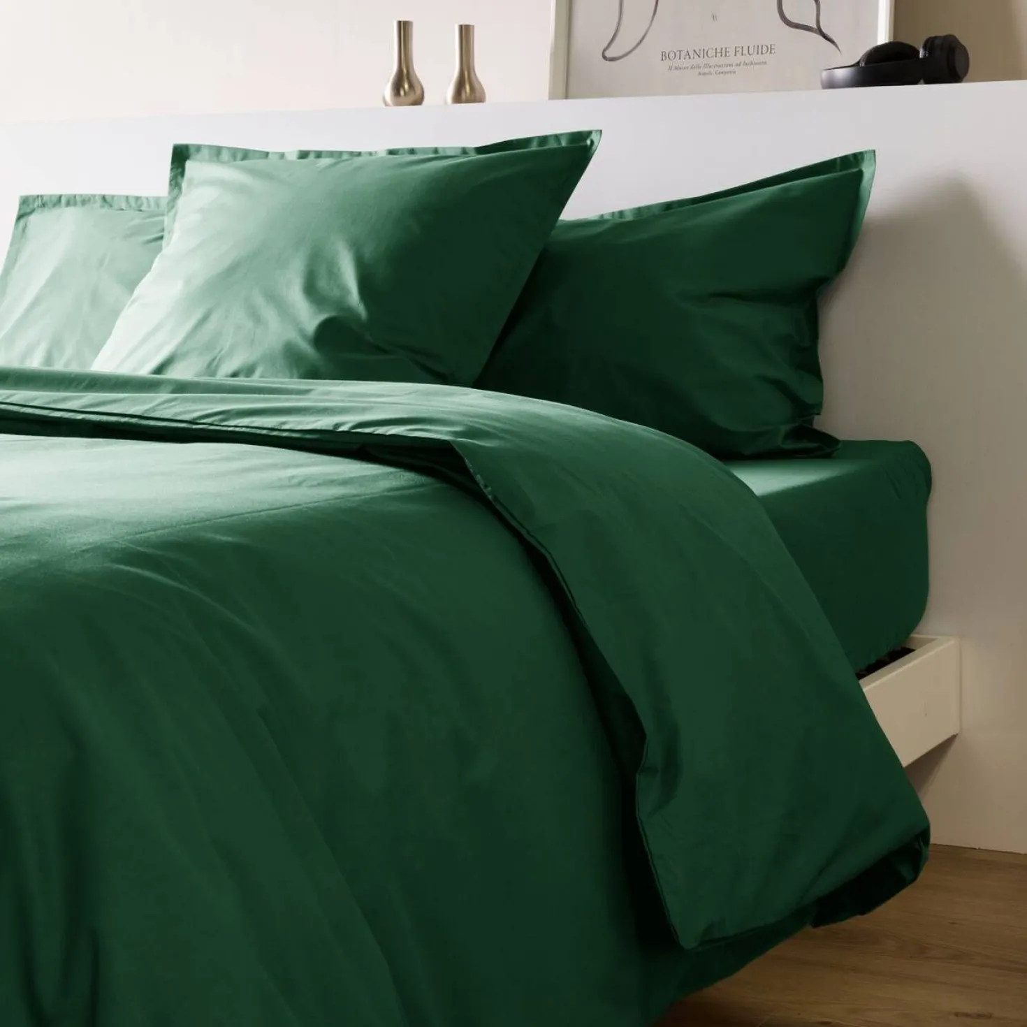 Drap housse percale bio Elise