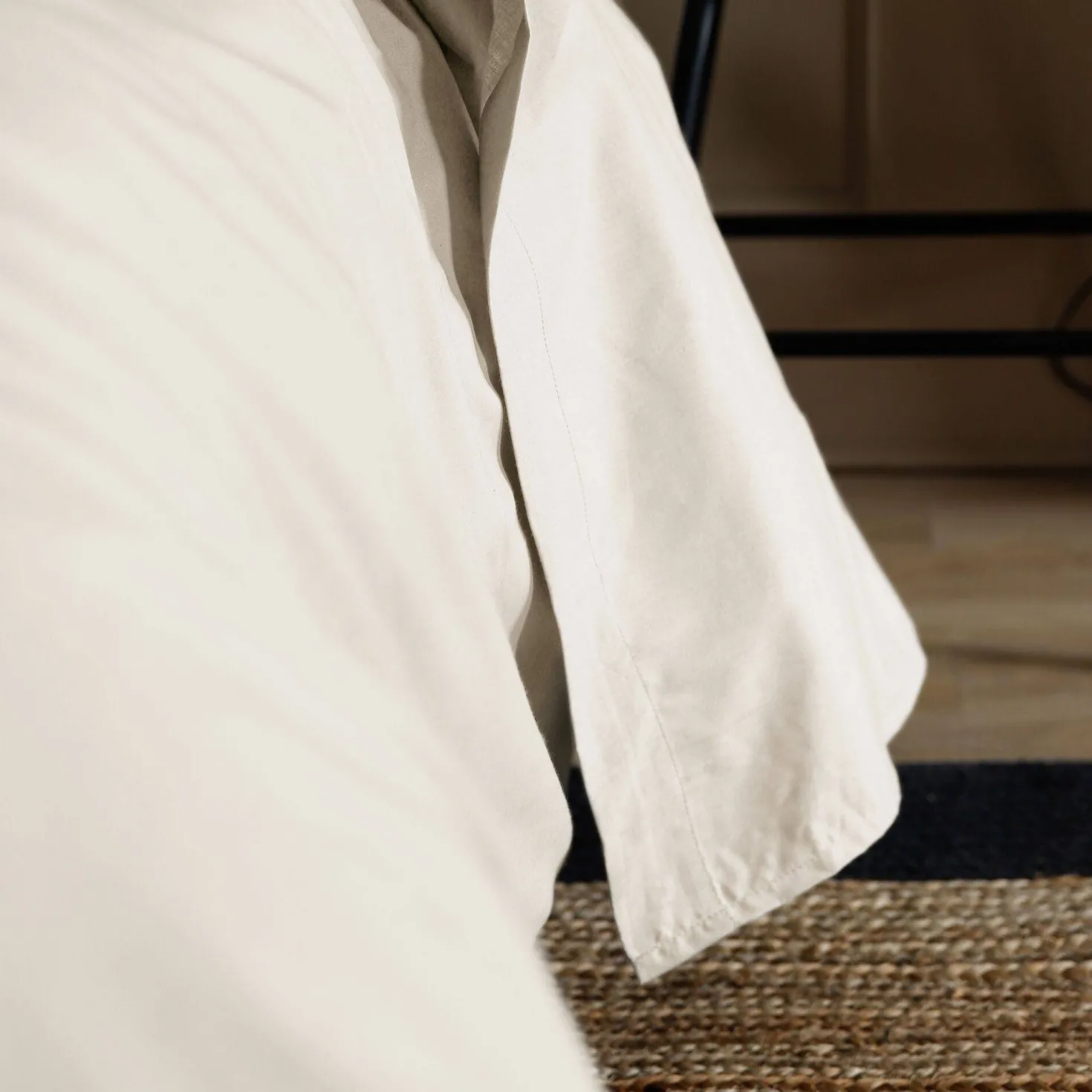 Drap plat coton bio Thaïs