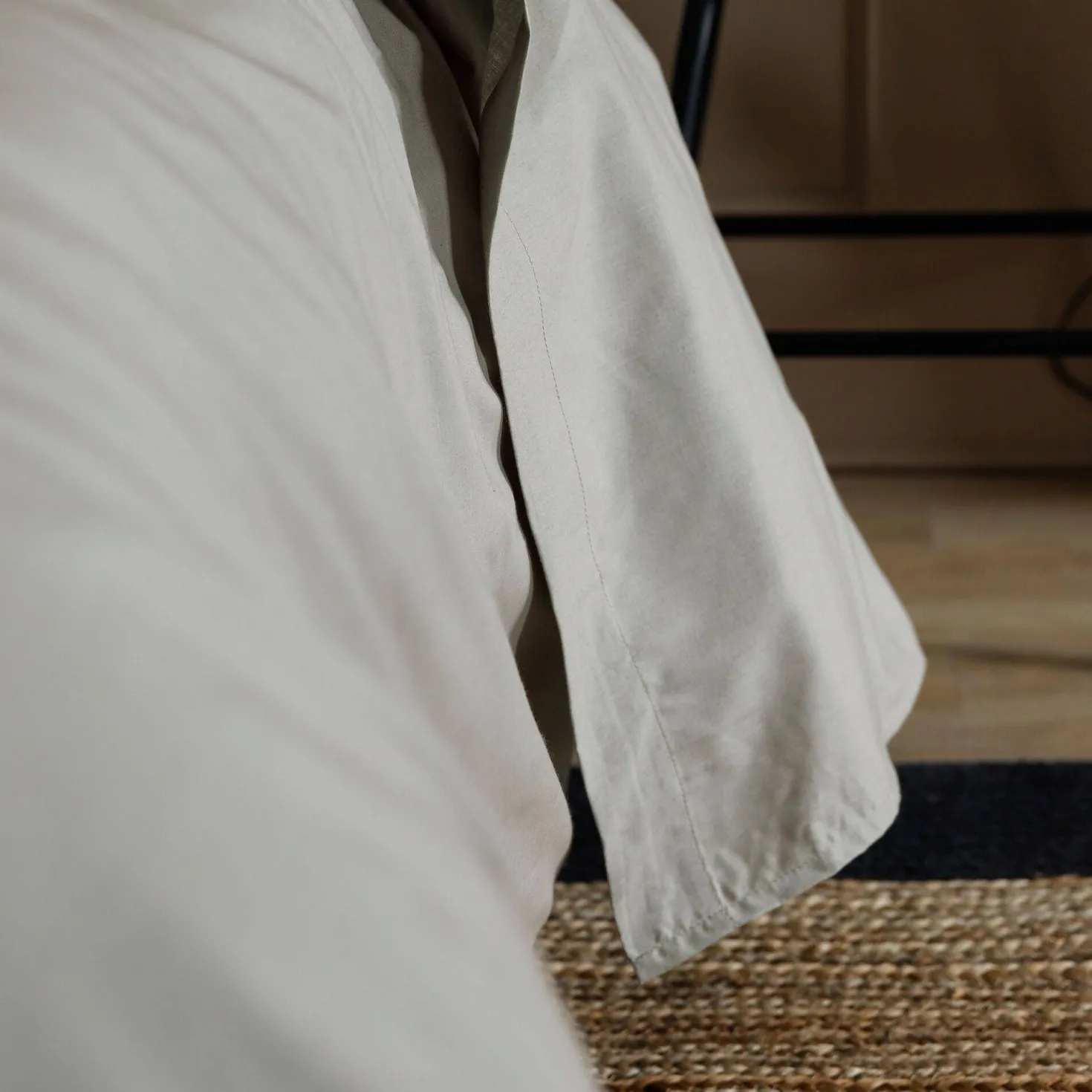 Drap plat coton bio Thaïs