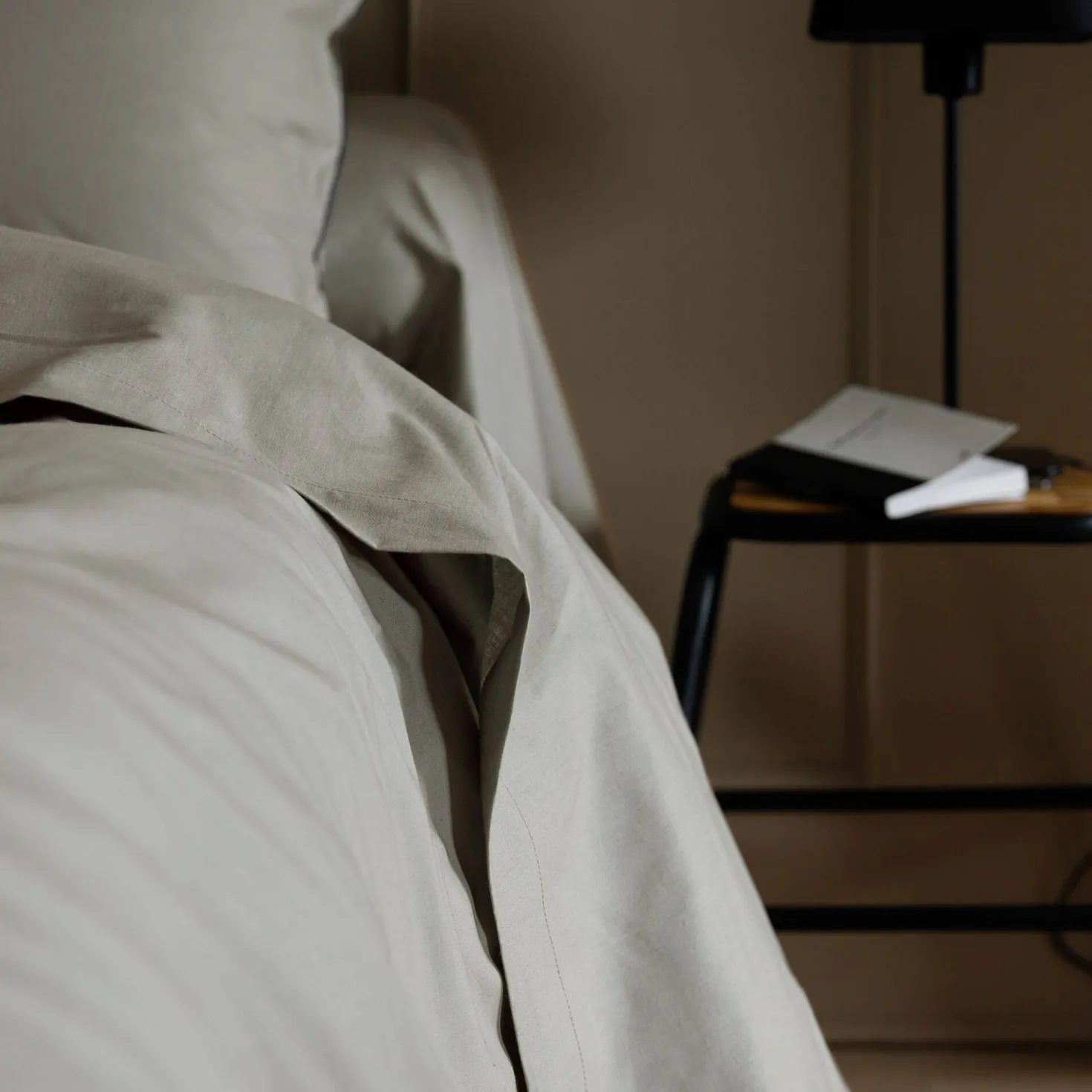 Drap plat coton bio Thaïs