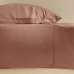 Drap plat coton lin Valentine