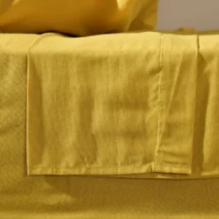 Drap plat coton lin Valentine