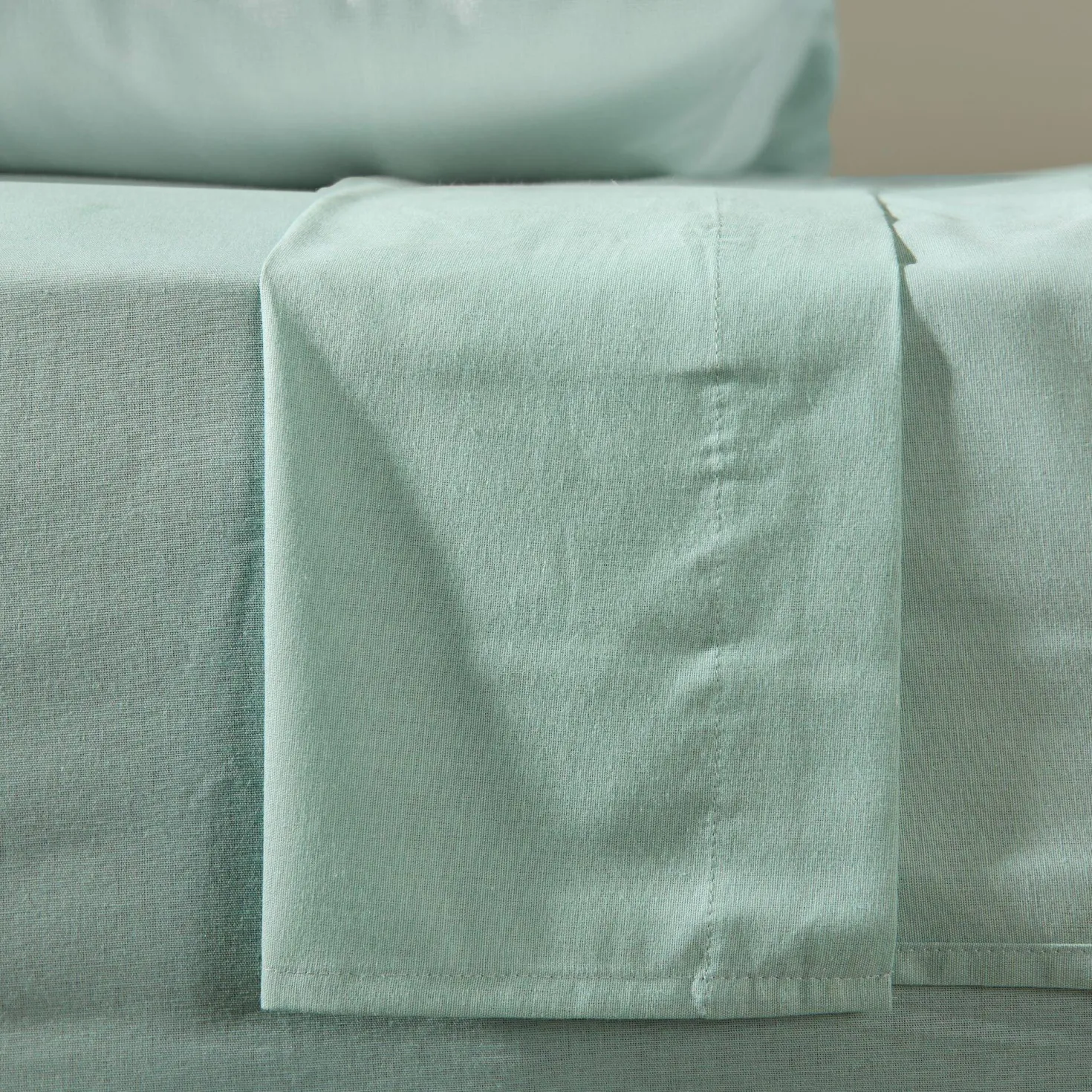 Drap plat coton lin Valentine