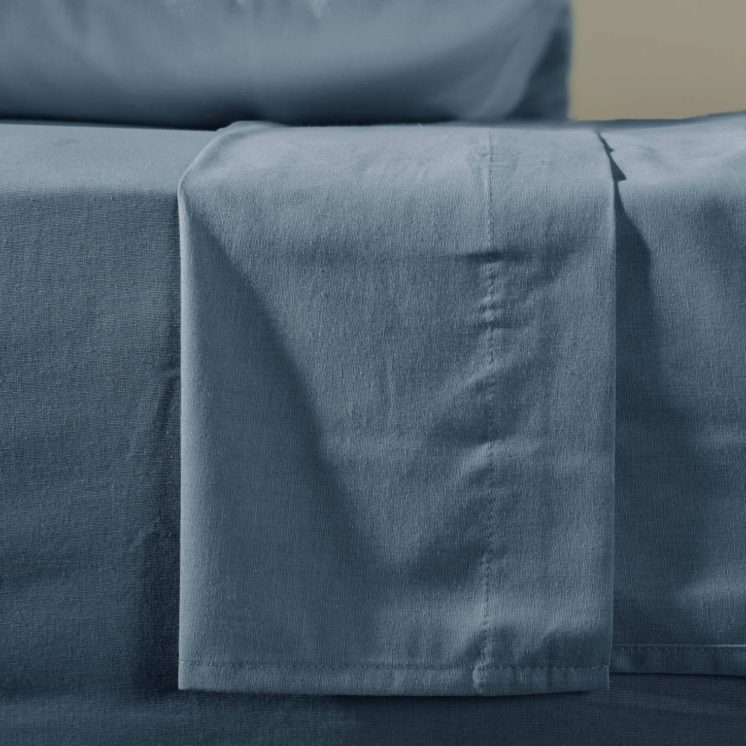 Drap plat coton lin Valentine