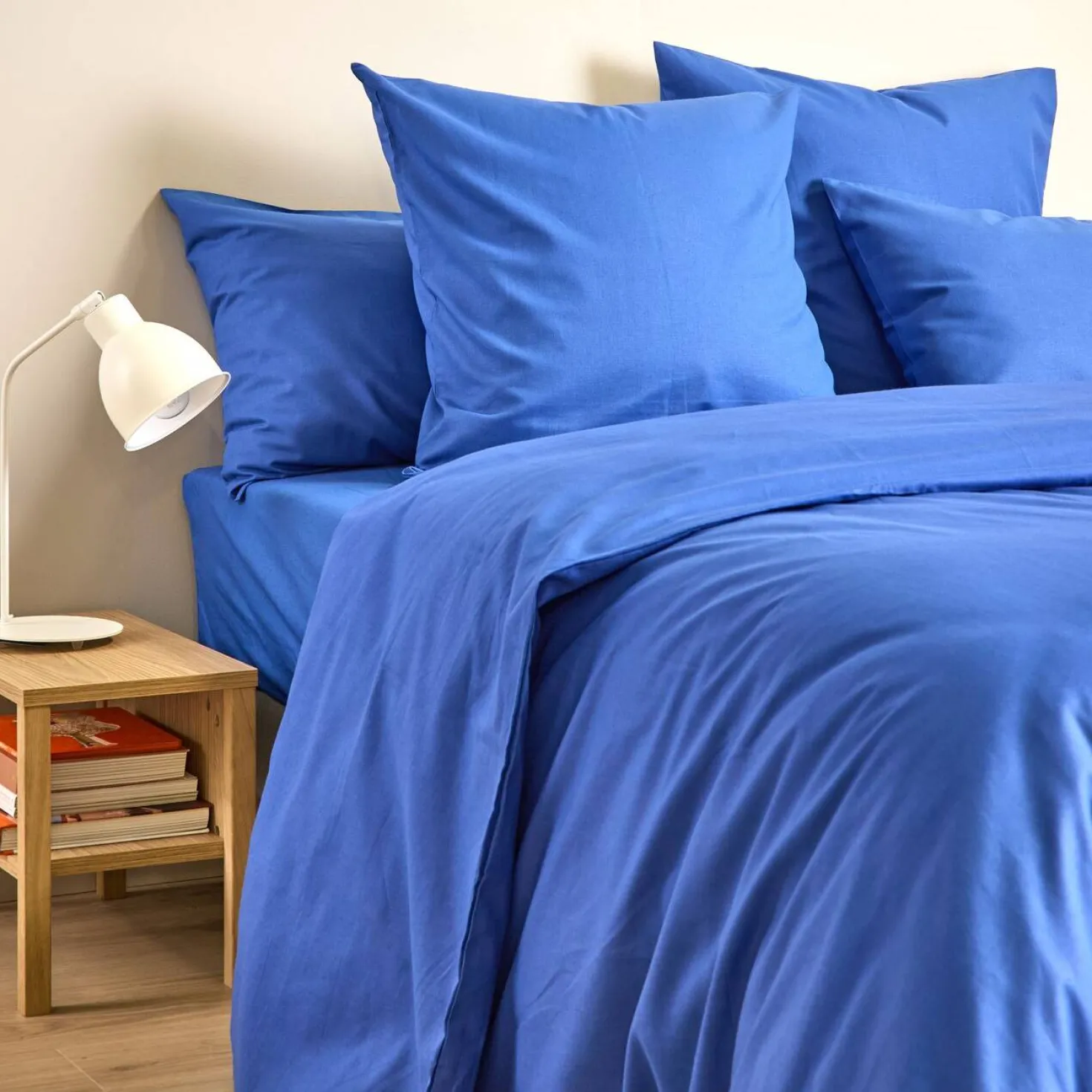 Drap plat coton lin Valentine