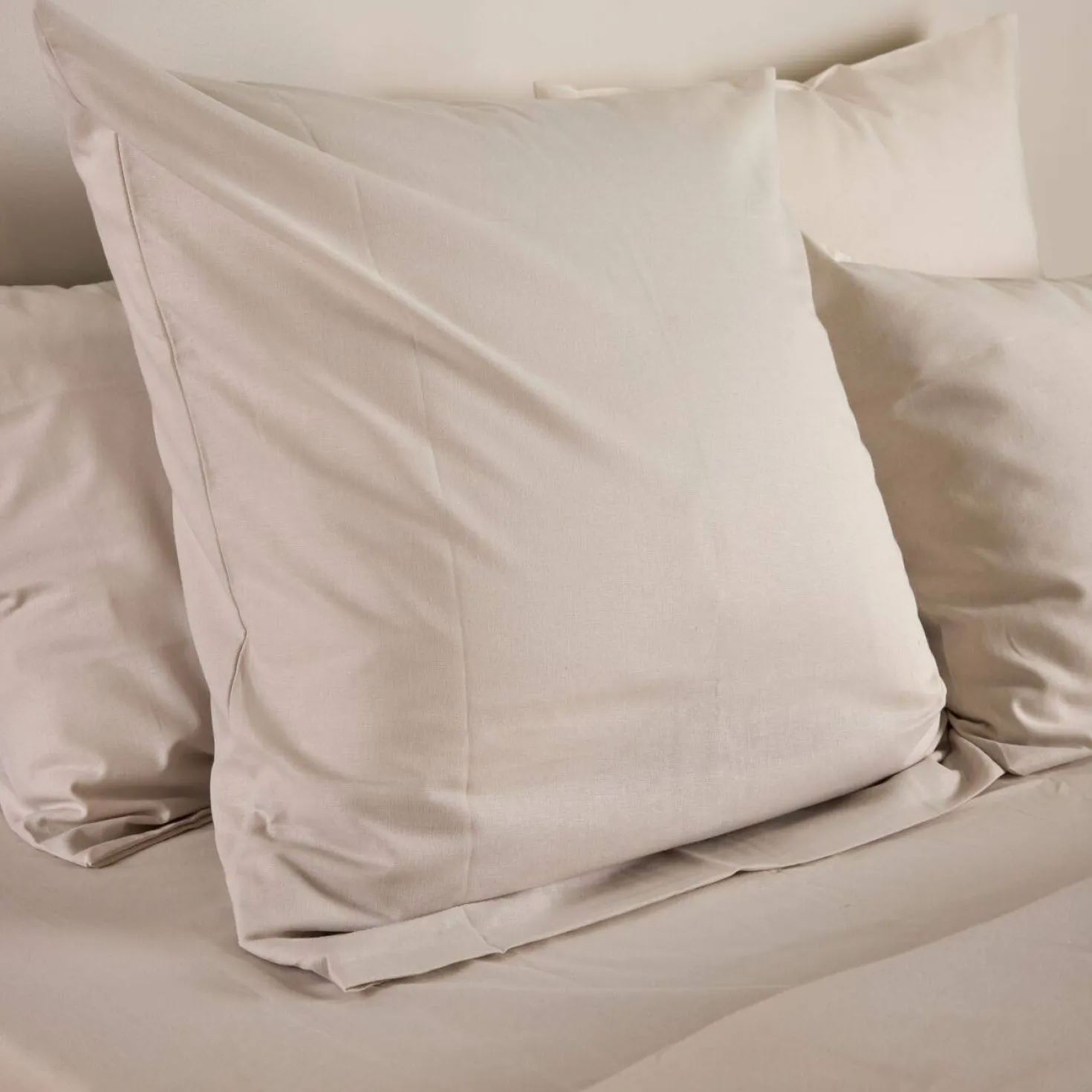 Drap plat coton lin Valentine