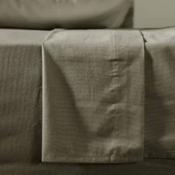 Drap plat coton lin Valentine