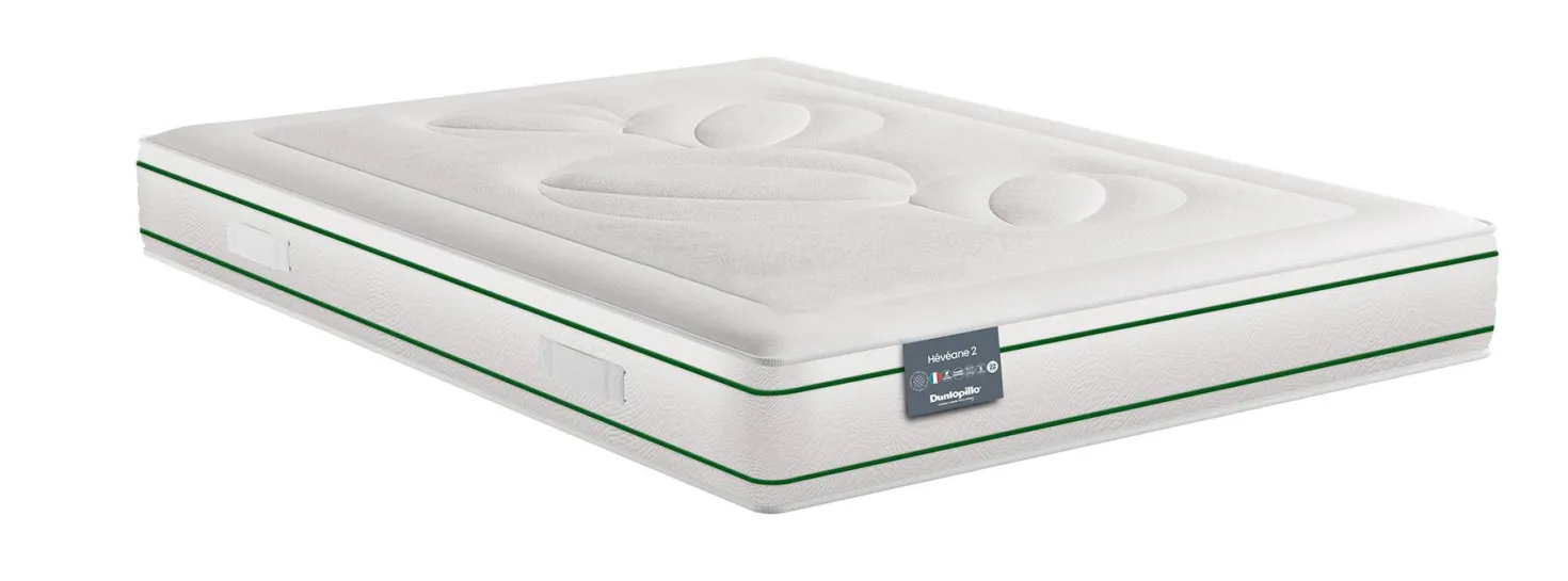 DUNLOPILLO Matelas latex d'origine naturelle 22 cm Hévéane