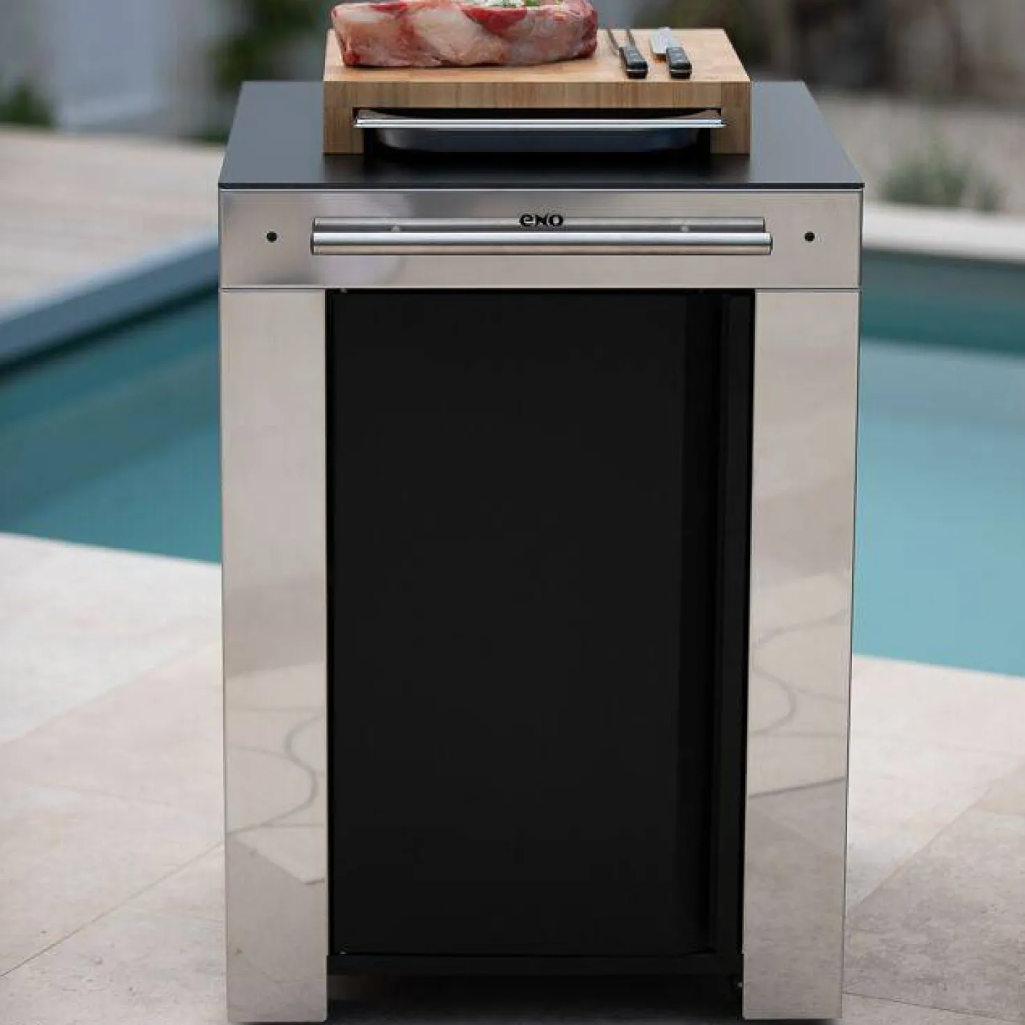 ENO Desserte pour Cuisine d'Extérieur Félix en Inox