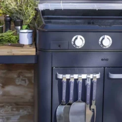 ENO Ensemble Plancha et Chariot EnoSign 80 Gaz - Bleu Navy
