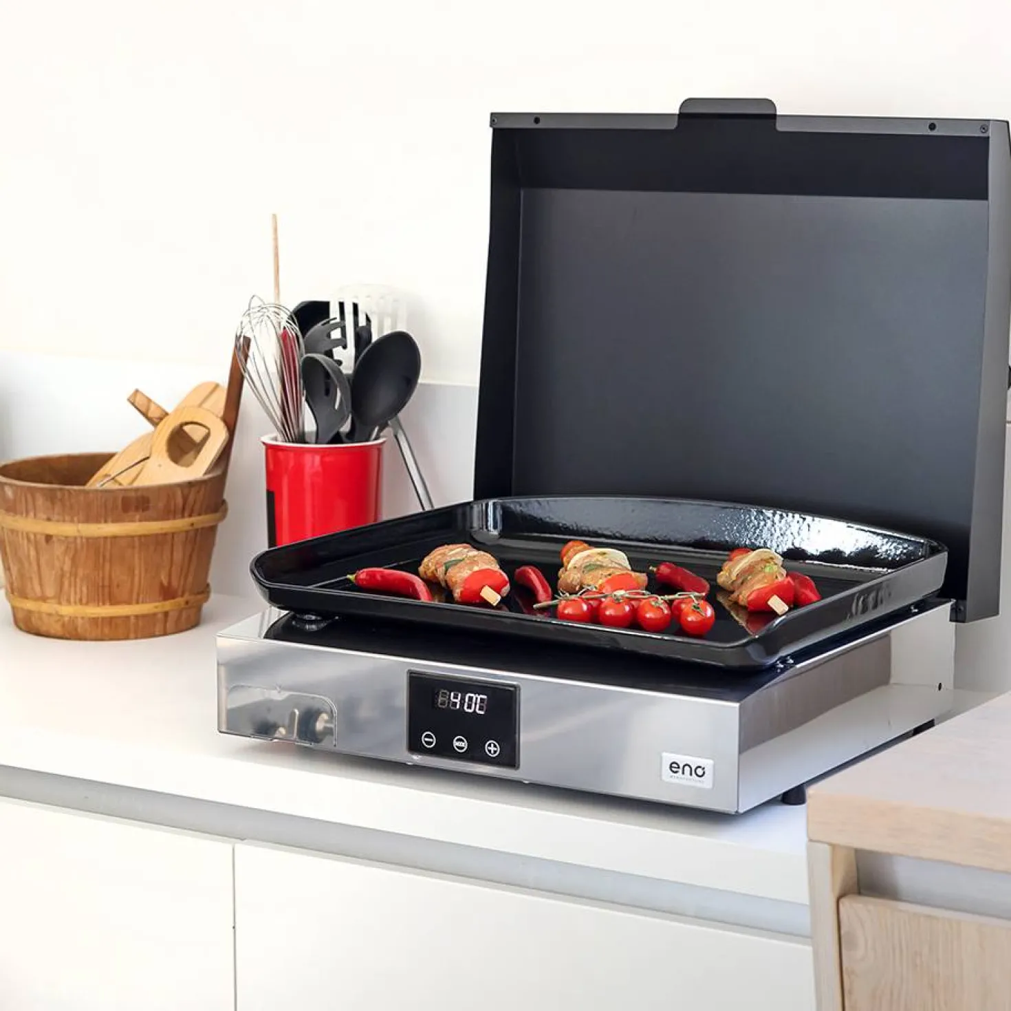 ENO Plancha Initial Électrique 50 en Inox