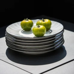 ENO Plateau d'Angle pour Cuisine d'Extérieur Modulo en Acier Gris Cargo et Noir