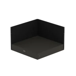 ENO Plateau d'Angle pour Cuisine d'Extérieur Modulo en Acier Gris Cargo et Noir