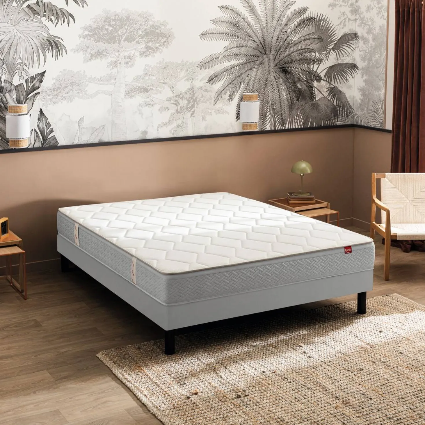EPEDA Matelas ressorts ensachés 22 cm Itinéraire