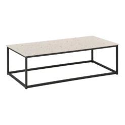 EREME Table Basse 120 x 60 cm Ruben en Acier et HPL