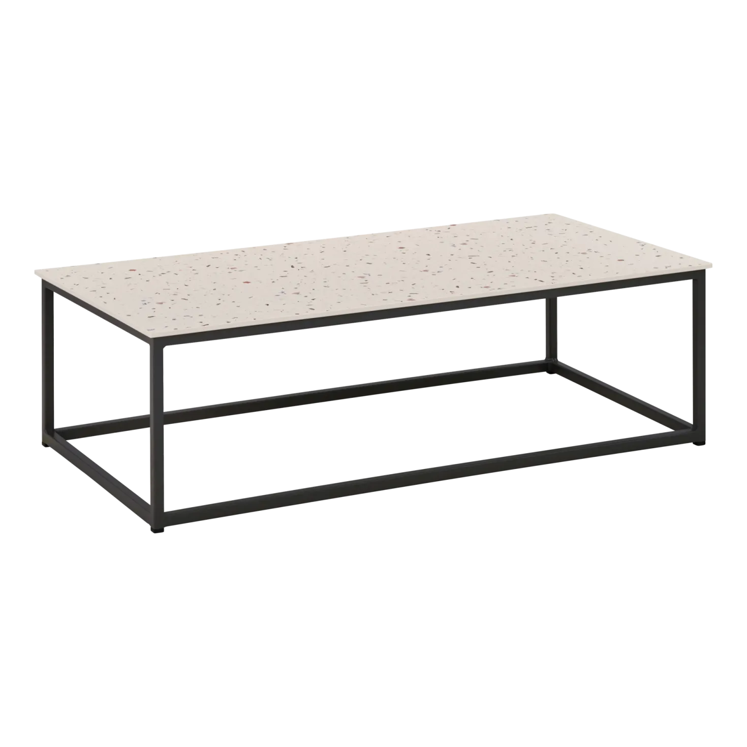 EREME Table Basse 120 x 60 cm Ruben en Acier et HPL